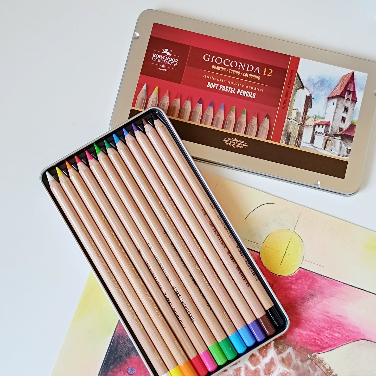 Crayons pastels secs Gamme Giaconda Koh I Noor