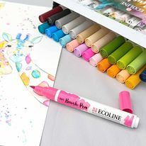 Brush Pen Ecoline set Additional de 30 couleurs
