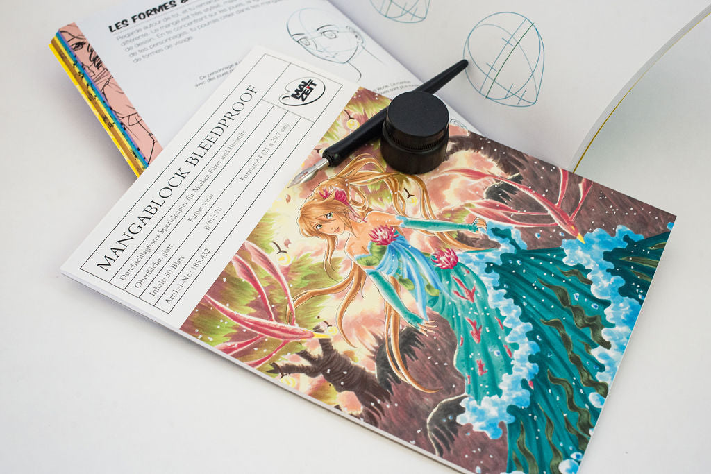Papier manga spécial Marqueurs à l'alcool