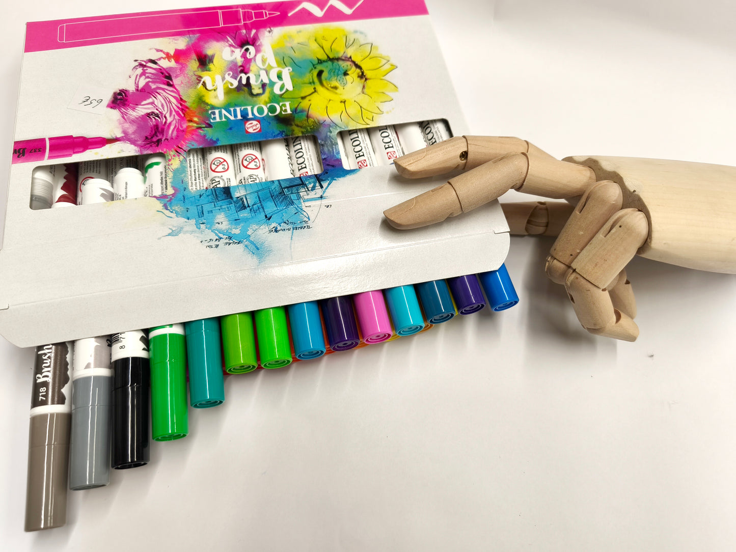 Brush Pen Ecoline set primaire de 30 couleurs
