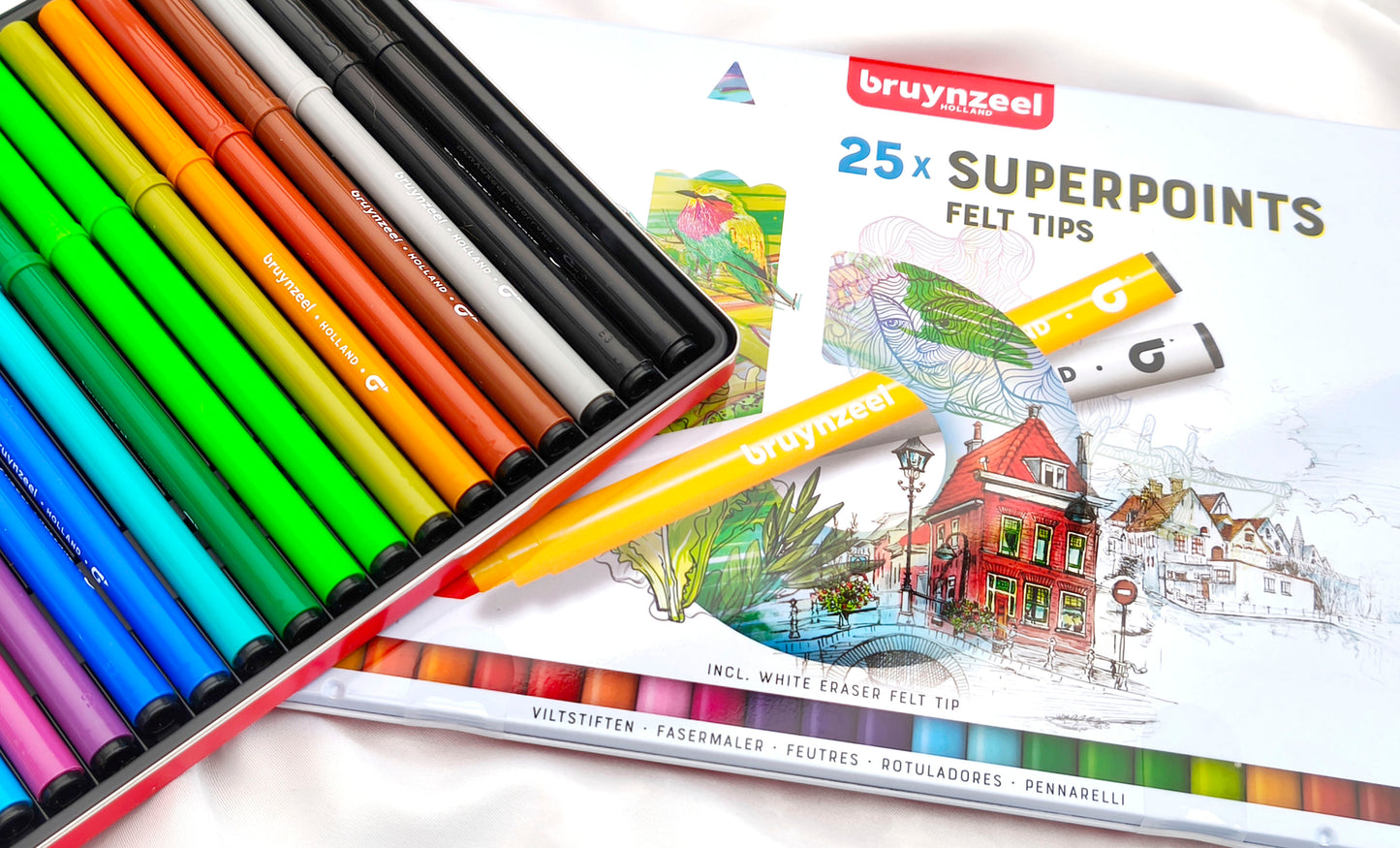 Boite de marqueurs Bruynzeel Super points