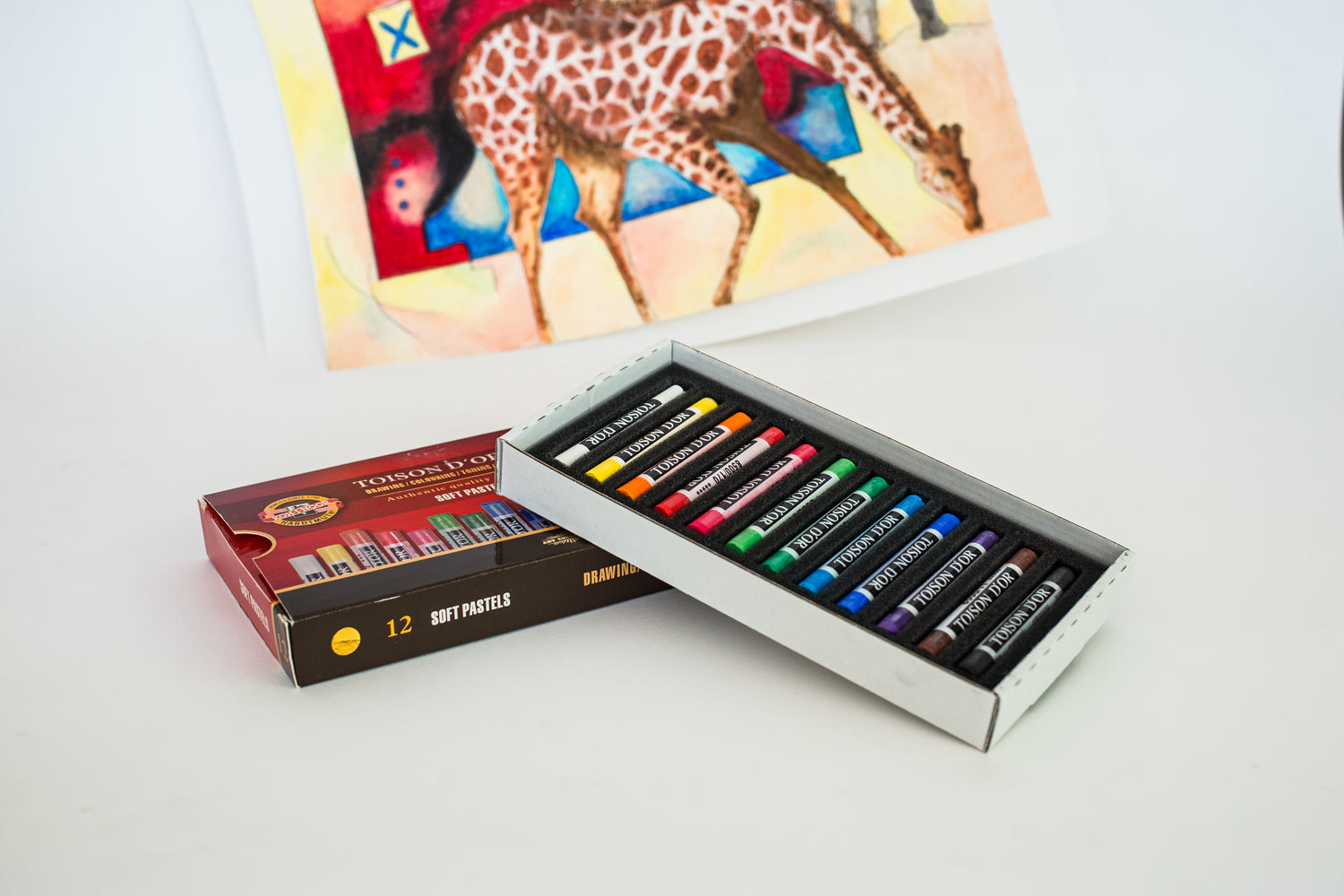 Gamme de Pastels et craies