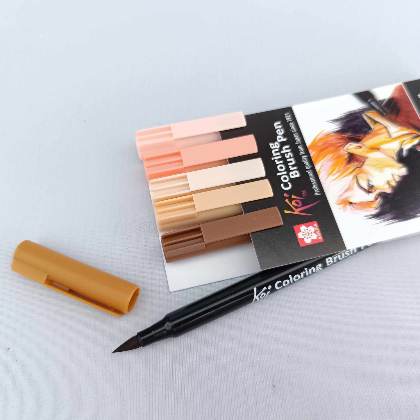 Set de feutres brush koi