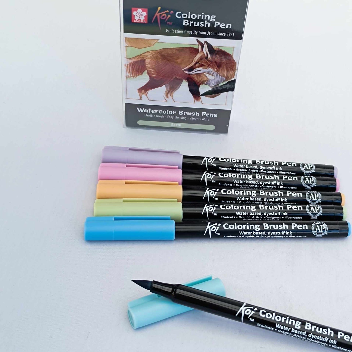 Set de feutres brush koi