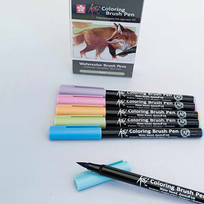 Set de feutres brush koi