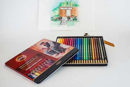 Crayons aquarellables Gamme Mondéluz Koh I Noor