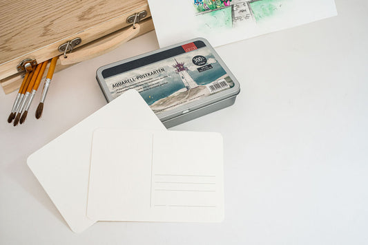 Papier aquarelle format carte postale