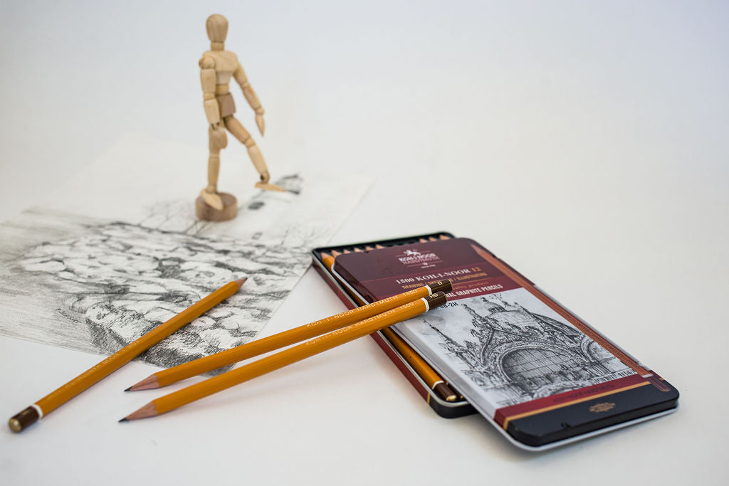 Crayons graphite Gamme 1510 Koh I Noor