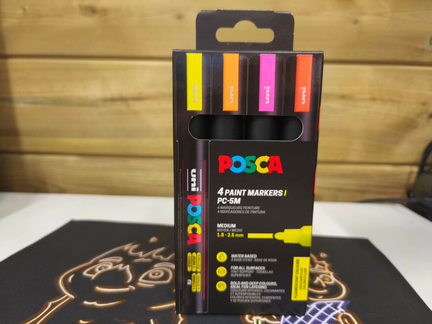 Pochette de marqueurs à base d’eau et d’encre POSCA