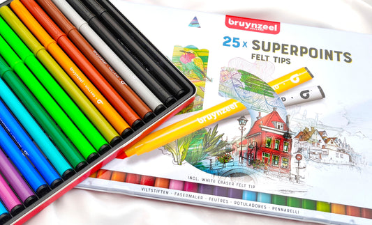 Boite de marqueurs Bruynzeel Super points