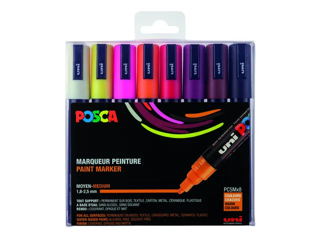 Pochette de marqueurs à base d’eau et d’encre POSCA